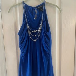 White House Black Market blue tank